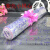 澳颜莱毛绒娃娃袋礼品袋透明印花袋公仔玩具包装袋水果篮袋 防尘袋 紫色 35*50CM 10个