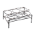 耐高温6孔坩埚架 化学实验室金属坩埚架子挥发份坩埚架 6孔灰皿架 30ml/6孔