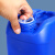 堆码桶加厚5升kg油桶化工桶溶液废液桶工业级密封桶塑料桶密封桶 25L蓝色双口款