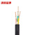 沈缆金环 WDZN-YJY-0.6/1KV-3*10mm² 低烟无卤阻燃耐火铜芯电力电缆 1米