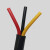 国标铜RVV护套线2二3三芯4四五芯2.5 46 10 16平方电缆电源电线 5芯4.0(3+2)型(1米)