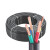 佳雁 电线电缆YZ 3*6+1*4平方中型橡套线 国标3+1芯铜丝软电缆 10米