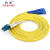 数康(Shukang)单模光纤跳线（LC-SC，9/125）电信级双芯尾纤10米 KF-2LC-SC-S10