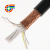 RVVP24芯1平方国标多股软丝铜屏蔽航空插头电缆线 50米每卷价格 24芯 x 1平方毫米