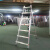 惠世达 铝合金可行走人字梯焊接工程梯子木电工专用装修合梯折叠铝梯备件 2.4米七步行走人字铝梯 