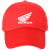 Supnba21雅马哈川本田铃木哈雷可定制摩托机车赛车标志帽子棒球帽鸭舌帽 红帽子 可调节