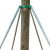 定制 登月 3米树木支撑架含40厘米直径抱箍 热镀锌2MM厚支架 20套起订