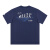 有志者（UZIS）夏季圆领透气短袖男美式复古篮球T恤休闲宽松[进化论] 藏蓝 XL