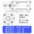 轻型液压缸可调双向单向伸缩式液压油缸MOB 32/40/50/100/150-FA MOB50*150