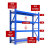 京胜丰博 货架120*60*200cm钢制仓储仓库货架超市置物架货架家用存放架加厚四层bshj007单层200KG轻型货架