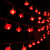 金绿士 新年喜庆装饰红灯笼灯串挂件 春节室内LED氛围灯学校公司商城大红灯笼串 红中国结插电款100米800灯