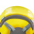 大杨525幸福电力工业反光安全帽 黄色30顶 工地工程建筑施工防砸抗冲击V型防护帽 定制