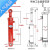 双向液压油缸重小型升降5吨底座泵站电动重型一体手动油缸液压缸 63X35X200