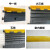 线槽减速带橡胶过线槽马路电缆护线槽水管线槽板盖线板pvc压线板 20号(室内黄色小一线)