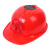 埠帝空调安全帽防晒遮阳工地国标帽檐带内置风扇男士干活头盔工作神器 风扇帽红色