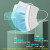 保为康 K99 一次性口罩 三层防护细菌过滤可高达99.5% 防飞沫细菌花粉成人透气防护口罩 蓝色(2盒100个)
