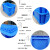 EU周转箱长方形底盘蓝色加厚车载储存物流箱零件收纳配件盒 EU-4628箱-600*400*290mm蓝色