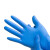 世达一次性丁腈检查防护手套SF0604家务清洁工作防护蓝色100只/盒 3.5克M号100只装