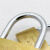 钰启隆  铜锁 薄款挂锁 通开通用钥匙门锁 户外锁 防水防锈 箱包箱柜锁 HL401*2个 
