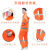 定制环卫雨衣雨裤套装男保洁橙色带反光条分体式道路施工清洁工人 桔红普通款 XXXL
