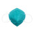 【当天发货】保为康N95五层防护口罩 单片独立包装 透气3D立体30只一盒 绿色耳带式30只一盒
