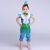 雷姆汀儿童葫芦娃cos服成人演出亲子六一演服幼儿园卡通衣服套装 天蓝色五娃全套 120