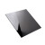 CLCEY黑色亚克力板磨砂半透明有机玻璃板哑光倒影板背景反光镜面塑料板 黑色厚度2MM2片装 300x400mm