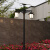 中式户外太阳能防水花园别墅景观室外公园家用3米高杆路灯 接电款单头 高2.9米（砂黑）
