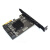 PCI-E3.0 转2口6口10口SATA3硬盘6G扩展卡ASM1166主控GEN3群晖 黑板-1X接口-6口