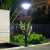 爱登斯太阳能高杆灯户外防水花园别墅庭院小区照明灯3米4米室外景 市电款/魔方路灯头/白光