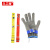 久工保 防割手套 不锈钢5级钢丝加PE钢环铁手套 JG-FGST01 （双） XXXL总长27.5cm