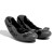 Ferragamo菲拉格慕新款女士羊皮芭蕾平底鞋0725903 黑色 36/5.5