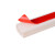 鸣固 PVC线槽 带胶明装方形阻燃白色走线槽 塑料线槽\PVC 20×10mm 1米/根 5米装 背胶颜色红蓝随机发