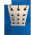 实验室耐酸碱塑料滴水架晾瓶架量筒架倒放容量瓶架三角瓶架沥水架 12柱 30*40cm