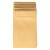 稳斯坦 W5620 (100只)黄牛皮镀铝箔自立自封袋 茶叶干果包装密封袋子 15*21+4