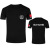 夏季短袖T恤黑色作训服物业保安服装印刷LOGO勤训练服 黑色治安 S160