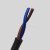国标铜RVV护套线2二3三芯4四五芯2.5 46 10 16平方电缆电源电线 2芯4.0平方(1米)