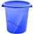 塑料桶加厚水桶储水用带盖大号特大小酵素桶发酵桶大桶 蓝色带盖200L 装水约166斤