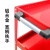 亚伦大力士工具车手推车三层汽修维修多功能零件车移动修车工具架 (红色)标准款工具车