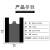 品乐涤 黑色背心垃圾袋 手提式背心款塑料拉圾袋 加厚4丝36*55cm 100只 6115B2