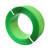 PET塑钢打包带 塑料手工机用带条绿色1608编织捆扎捆绑包装带 绿色半透明加强1608-5公斤 约350