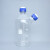 2000ml 废液瓶 HPLC 液相色谱流动相溶剂瓶 蓝色广口瓶 丝口试剂瓶 玻璃瓶盖 Cornin 2升 侧面2口溶剂瓶盖
