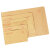 金固牢 黄色牛皮纸信封纸袋 发票袋信封各种可定制 9号信封324*229mm(100个) KCAA-155