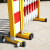 博铭达 玻璃钢伸缩围栏 道路警示隔离栏 电力施工安全防护栏可移动 红白管式伸缩围栏 1.2*5米 现货