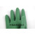 双一牌广州十一厂绿胶尼龙脚耐酸碱工业手套丁基尼龙衬里橡胶防护 M 绿色