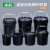 黑色大口桶工业级水桶塑料桶密封桶油漆桶油墨桶胶桶桶小桶大桶机油桶带盖带提手黑色避光桶 15L-黑色