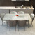 慕思（de RUCCI）意式德利丰岩板餐桌椅简约现代轻奢高端小户型家用佛山家具 1.2米*0.7米餐桌