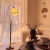 南洋风客厅落地灯法式中古感美式沙发灯复古卧室落地立式台灯 布拉格落地灯-无极遥控