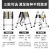 加厚铝合金折叠伸缩人字梯梯便携多功能竹节升降 德标多功能3.3+3.3米【加厚款40