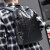 酷奇袋鼠真皮双肩包男头层牛皮2024新款时尚商务背包大容量休闲简约电脑包 黑色 大号 +皮带
